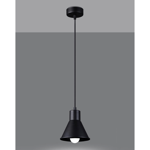 Metalowa oprawa wisząca Taleja SL.0985 Sollux kuchenna loft czarna
