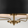 Wisząca lampa nad stół Luella KL-LUELLA-4P-BKB Kichler metalowa czarna