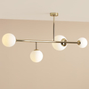 Sufitowa lampa jadalniana Dione 1092PL_L30 Aldex molekuły złota