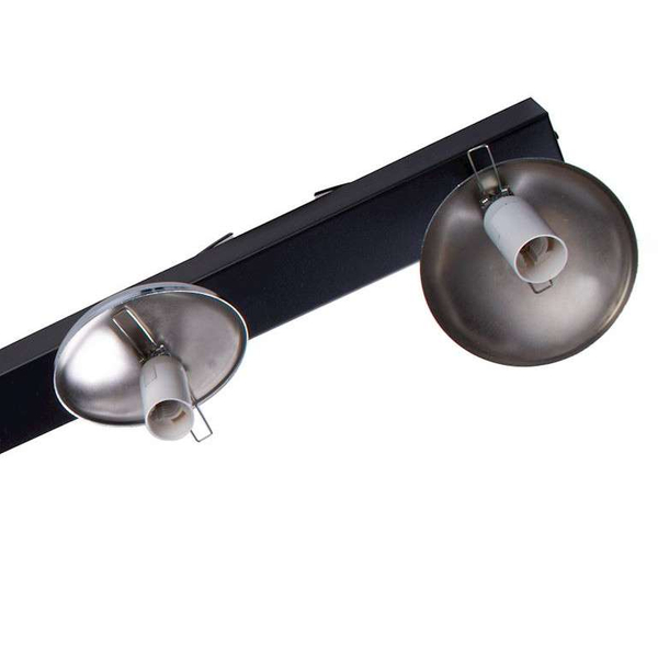 Plafon LAMPA sufitowa SFERA MLP8875 Milagro metalowa OPRAWA kule balls na listwie czarne białe chrom
