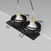 Wpuszczana lampa sufitowa Atom DL024-2-02B spot czarny