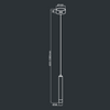 LAMPA wisząca COPPER ML984 Milagro metalowa OPRAWA zwis LED 5W 4000K tuba sopel miedziany