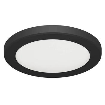 Okrągły plafon Olga 04408 Ideus LED 24W 4700K metalowy czarny