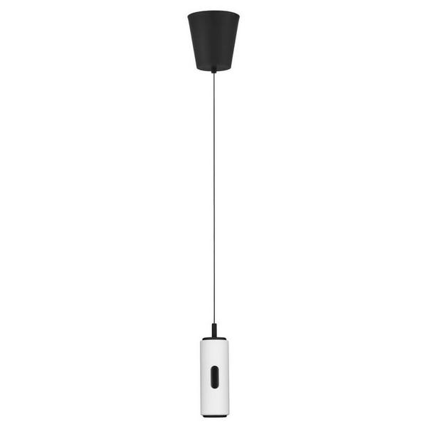 Lampa zwisająca ORITUCO LE44529 LED 12W 3000K ze ściemniaczem biała czarna