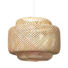 Salonowa lampa zwis Boho ABR-LW17-BH-E27 Abruzzo bambus beżowa