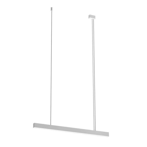 LAMPA wisząca ISASEKI 1945 Shilo metalowa OPRAWA zwis LED 16W 3000K listwa biała