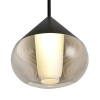 Wisząca lampa LED Suza PL0103-BK Yaskr LED 6W 3000K IP44 czarna