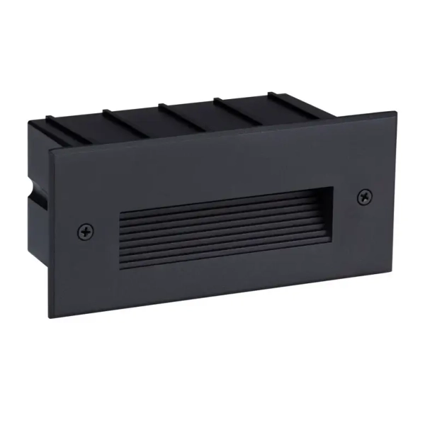 Ścienna lampa zewnętrzna wpustowa CENDILO LE75317 LED 5W 3000K IP65 czarna