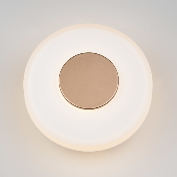 Ścienny kinkiet CELESTE 254910165 Trio LED 10W 3000K okrąg biały brązowy