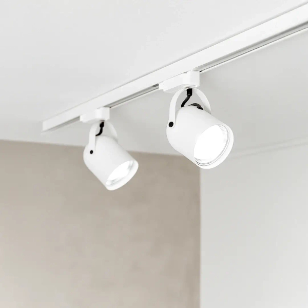 Szynoprzewodowa lampa jednofazowa Quber Track ML2273 do salonu biały