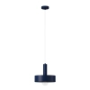 Lampa wisząca granatowa VITRUM 1xE27 koło nad stół metalowa 41597