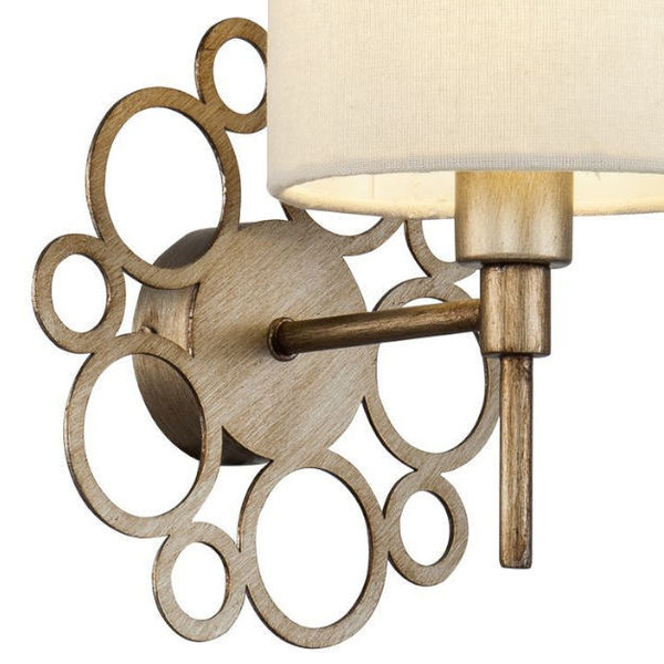 LAMPA ścienna ANNA H007WL-01G Maytoni abażurowa OPRAWA kinkiet złoty
