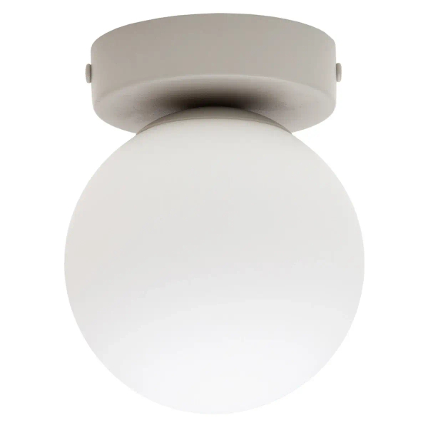 Kulista sufitowa lampa do salonu HOTEL MOOD1 41489 kula szara beżowa