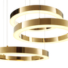 Lampa wisząca Circle DN924-60+60+60 gold Step LED 80W 3000K ringi złote