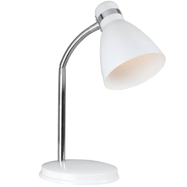 Biurkowa lampka młodzieżowa na peszlu Cyclone 73065001 biały
