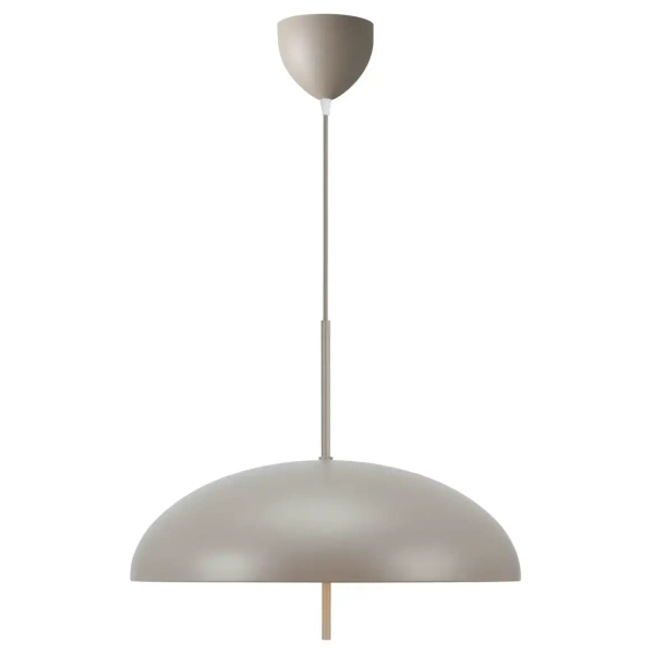 Wisząca lampa do salonu Versale 2220053009 DFTP kopułowa beżowa