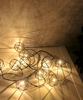 Girlanda ze światełkami do sypialni czarna 10 LED 2,1m ciepła