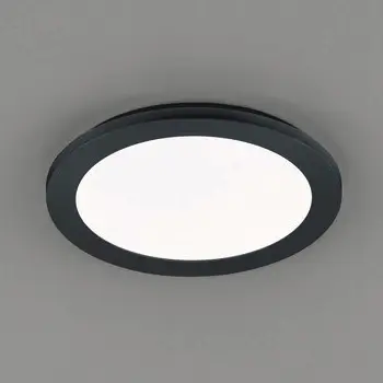 Okrągły plafon łazienkowy CAMILLUS R62921532 LED 15W 3000K IP44 czarny