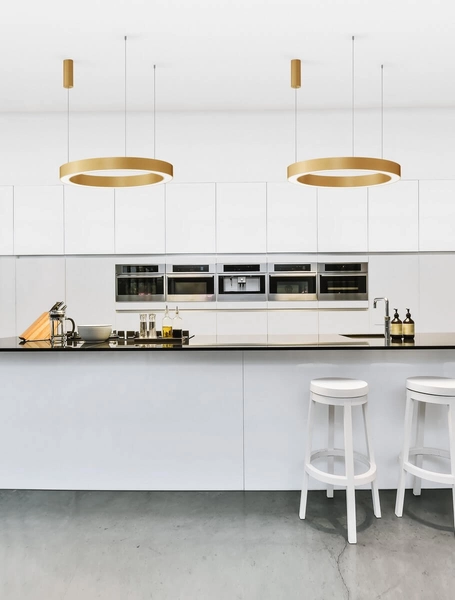 Wisząca lampa do salonu SONORA LE42812 nad stolik LED 60W złota