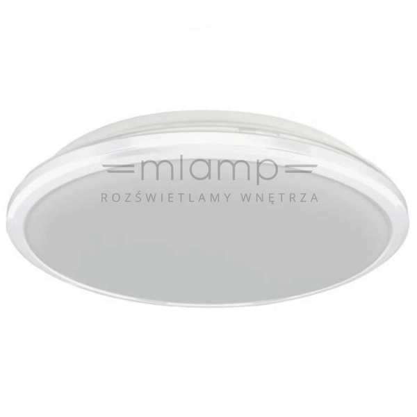 Łazienkowa LAMPA sufitowa TERMA ML6401 Milagro okrągła OPRAWA metalowa LED 18W 4000K plafon IP44 biały