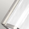 Kinkiet zewnętrzny FE-BENNIE-L-PBS Feiss LED 14W szkło metal srebrny