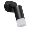 Punktowa lampa ścienna Sonaya LP-2803/1W BK tubka mleczny czarny