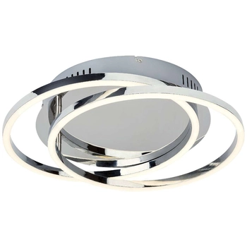 Plafon LAMPA sufitowa SELENA 2184 Rabalux okrągła OPRAWA metalowa LED 30W 4000K pierścienie rings chrom