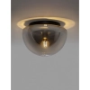 Sufitowa lampa szklana NUNLENA LE45189 na korytarz czarna