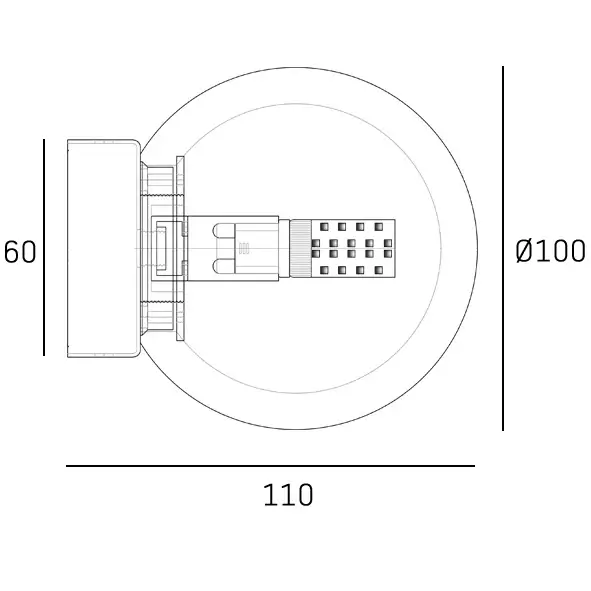Ścienna lampa sypialniana Volterra W01975BR Cosmolight kula alabaster mosiądz