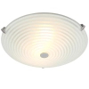 Plafon do salonu Roundel 633-32 okrągły chrom przezroczysty