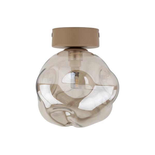 Lampa ścienna glamour Lava 11104 szklana do jadalni beżowa