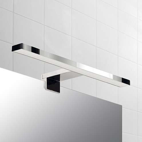 Kinkiet LAMPA ścienna ROXANA 03749 Ideus metalowa OPRAWA galeryjka LED 13W 4000K łazienkowa IP44 chrom