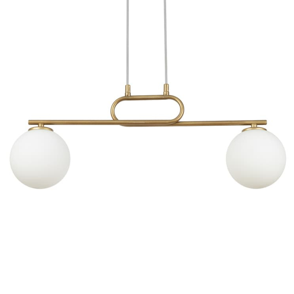 Modernistyczna lampa wisząca molekuły Tes 33632 Sigma kule biała złota
