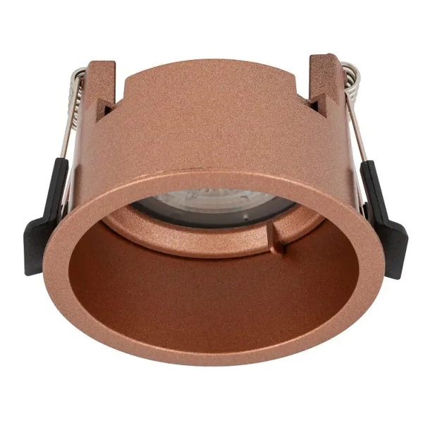 Oczko podtynkowe do sypialni CUP 10792 okrągłe miedziane