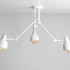 Industrialna lampa sufitowa AIDA 814PL_E Aldex regulowana nad łóżko biała