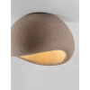 Sufitowa lampa kopuła PALINZA LE45329 ściemnialna brązowa
