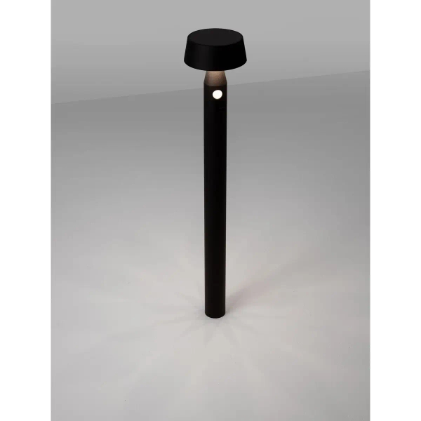 Solarny słupek zewnętrzny FRAVELA LE75125 LED 1W 3000K IP54 czarny