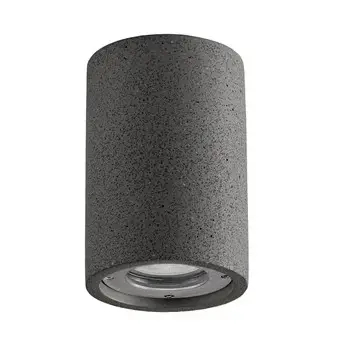 Plafon z piaskowca MIRENZO LE75182 na taras tubka IP65 czarny