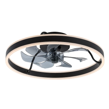 Sufitowy wiatrak z modułem LED Fanfy czarny biały 71337 40W 3000-6000K CCT