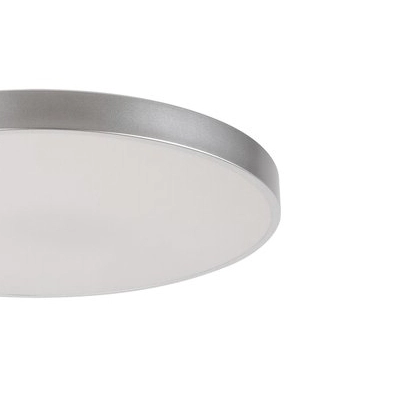 Nowoczesna LAMPA sufitowa TESIA 3315 Rabalux okrągły plafon LED 36W 4000K do salonu srebrny