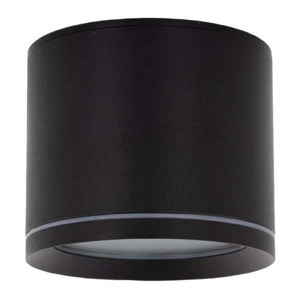 Lampa nad blat sufitowa Viwo 10594 tubka okrągła IP44 czarny