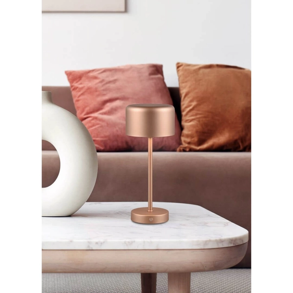 Stołowa lampka sypialniana Jeff R59151165 RL Light LED 1,5W 3000K kawowa