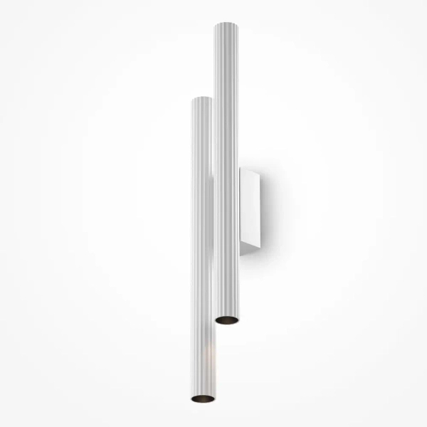 Podwójna lampa ścienna Calipso C082WL-24W2.7K-W LED 24W 2700K biała