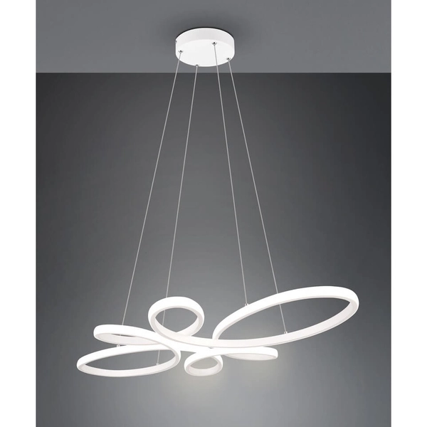 Nowoczesna lampa wisząca do salonu Fly 345619131 LED 32W 4000K biała