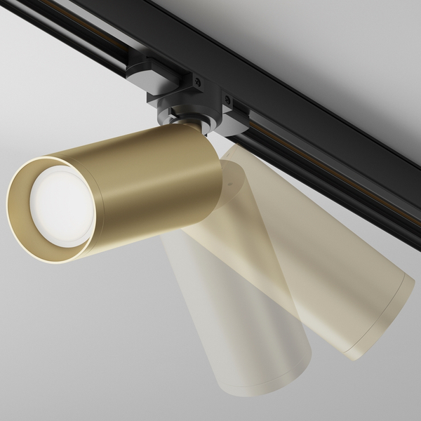 3-fazowa lampa do szynoprzewodu Focus TR028-3-GU10-MG tubka złota