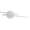 Kinkiet LAMPA ścienna GRACJA 03970 Ideus metalowa OPRAWA listwy LED 14W 4000K do łazienki IP44 białe