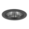 Okrągła lampa z klipsem Egina 10558 Nowodvorski LED 15W 4000K wpustowa czarna