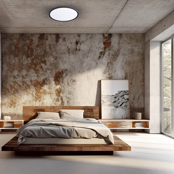 Kuchenna lampa sufitowa MAQ ML0442 50W 3000-6500K okrągła IP40 czarny