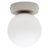 Kulista sufitowa lampa do salonu HOTEL MOOD1 41489 kula szara beżowa