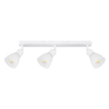 Natynkowa lampa potrójna Malta LP-877/3W WH regulowana nad obraz metalowa biała